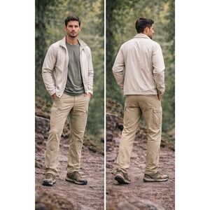Free Soldier Tactical Cargo Pants Khaki Men's Outdoor‎ Work Utility  gorpcore